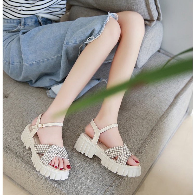 [ Import Design ] Sepatu Sandal Tali Wanita Import Premium Quality ID165