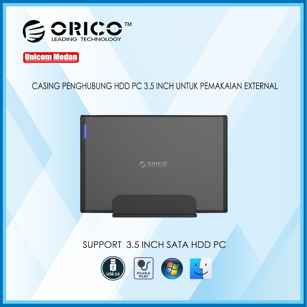 ORICO 3.5 inch SATA HDD USB3.0 External Hard Drive Enclosure