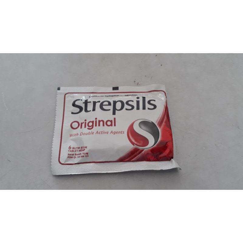 strepsils original/strepsils merah