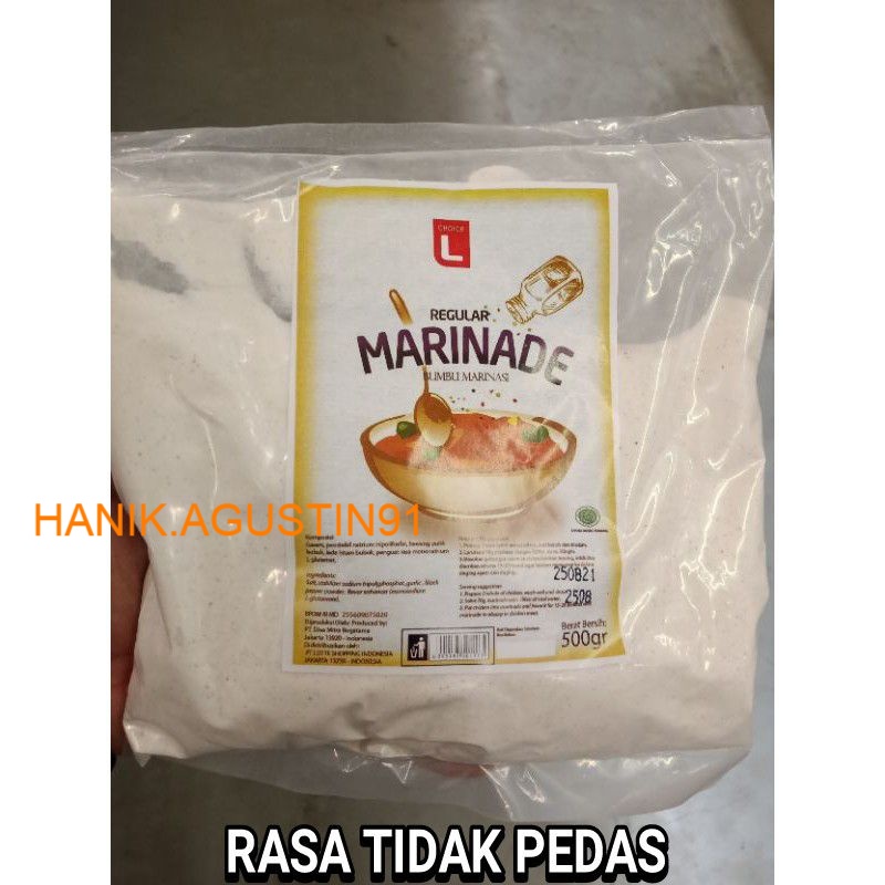 

BUMBU MARINASI /REGULAR TIDAK PEDAS MARINADE CHOICE L BUMBU DAPUR 500GR