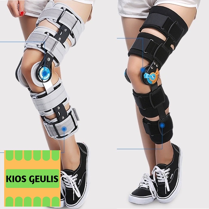 Knee Brace Post Op Deker Penyangga Lutut Terapi Latihan Jalan Paska Operasi ACL PCL Arthroscopy