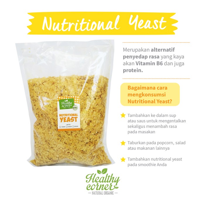 

PROMO [COD] Nutritional Yeast Powder 500 gr