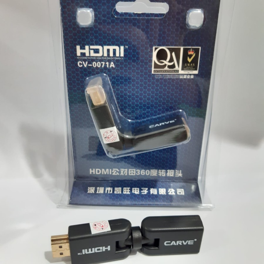 HDTV Extension 360 Derajat Elbow HDTV Male To Hdtv Female Gender CV-0071A