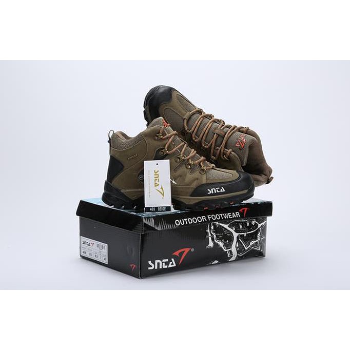 Sepatu Gunung Snta 469 Beige - Adventure Trekking/Hiking/Outdoo