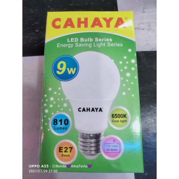 Jual Lampu led merk cahaya 9 watt Indonesia|Shopee Indonesia