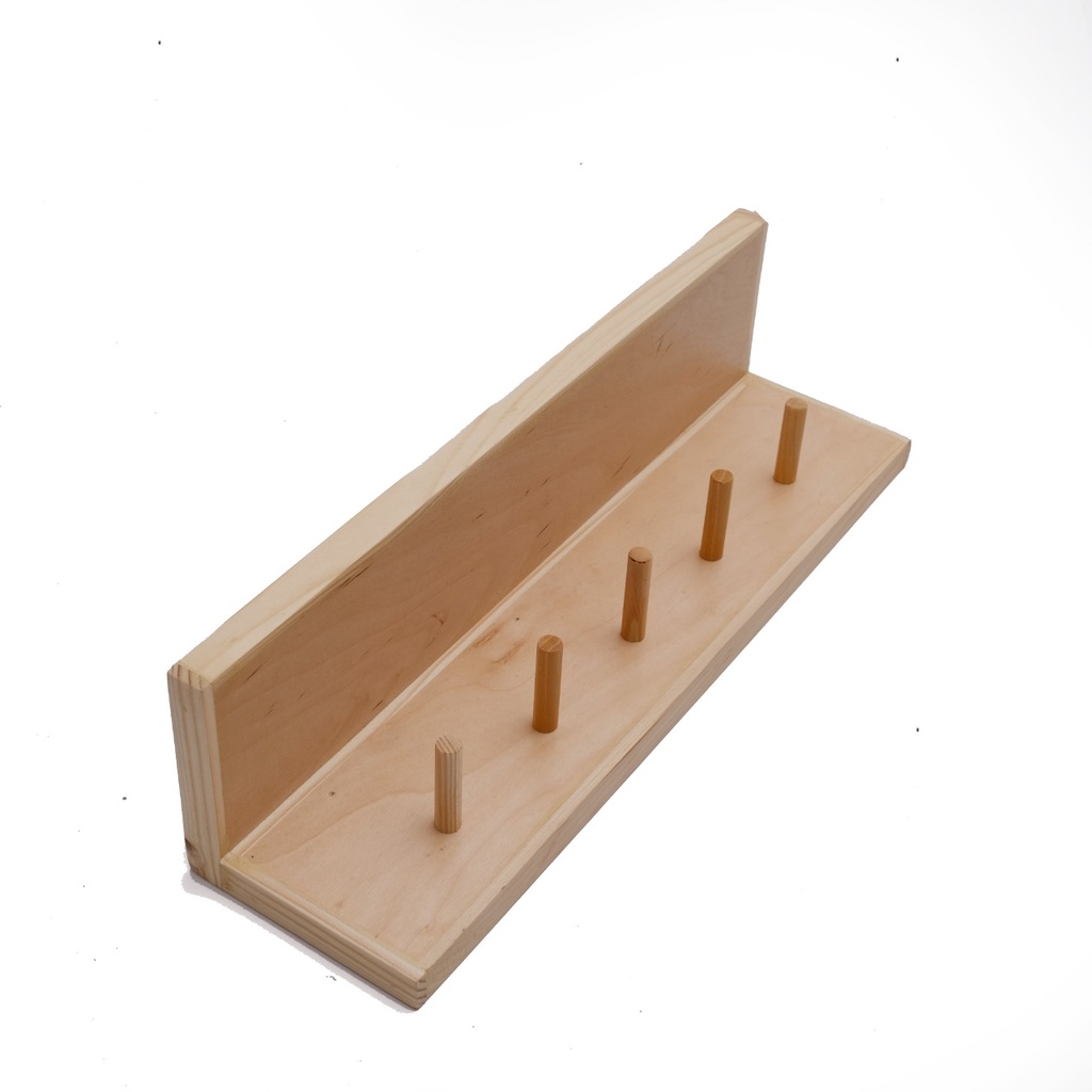Kayu Bagja Rak Ambalan Kayu Estetik/ Rak Hanger/ Rak Kamar Tidur/Rak Kamar Mandi/Rak Dapur