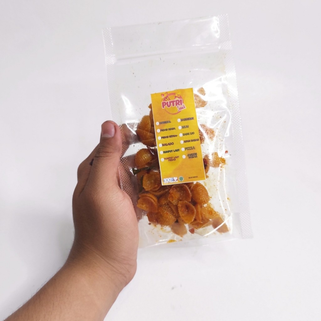 Makaroni Kerang Cikruh 30gr+ Extra Daun Jeruk