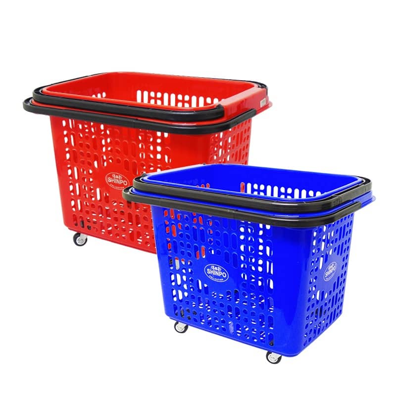 Trolley Keranjang Belanja roda supermarket Flamingo pelican Trolley Shinpo SIP 341 SIP 342 murah