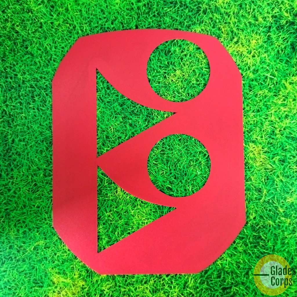 Stencil Card Badminton Cetakan Logo Raket Yonex