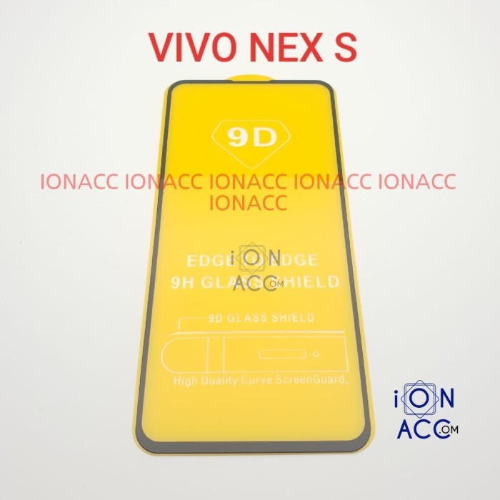 TEMPERED GLASS FULL LEM 9D 5D VIVO NEX ANTI GORES KACA FULL HD