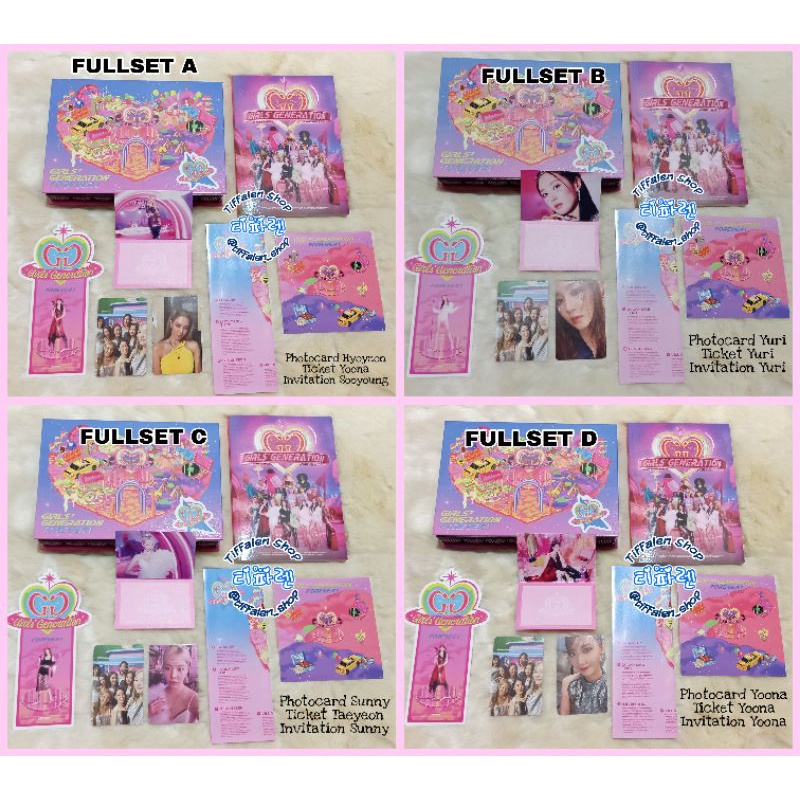 [Unsealed - Damage] SNSD / Girls' Generation - Forever 1 ( DELUXE Ver ) + Poster