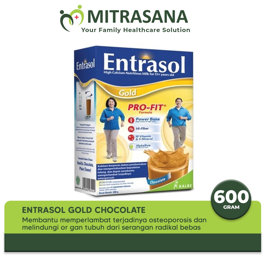 

Entrasol Gold Coklat/Vanila 600gr