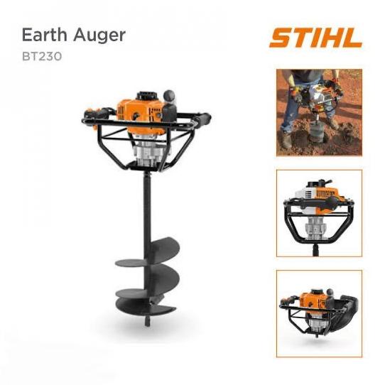MESIN BOR TANAH STIHL BT 230 EARTH AUGER KOMPLIT MATA BOR 6 / 8 INCH FDDF54654CE