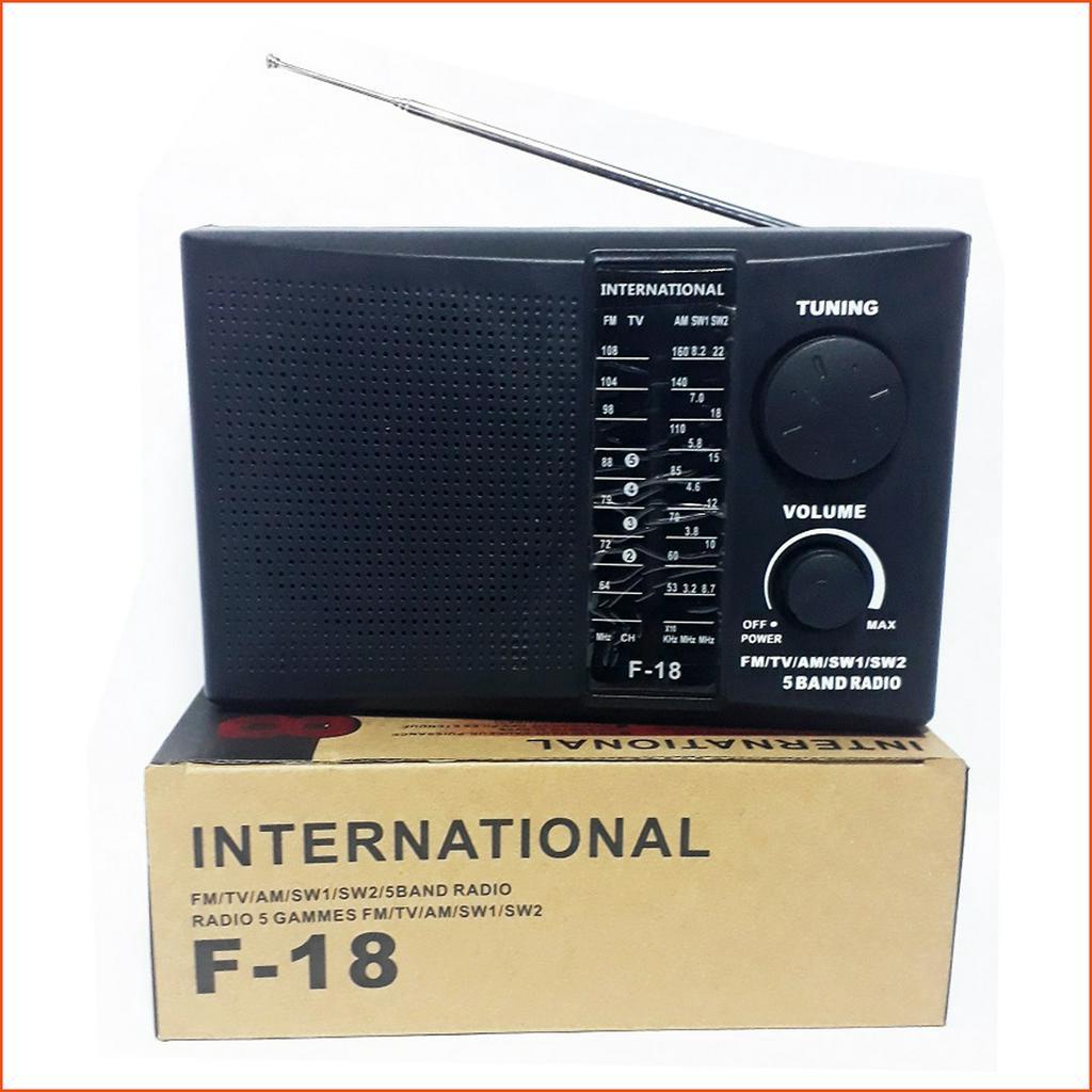 Internasional Radio F-18 FM/AM/SW Portable Radio