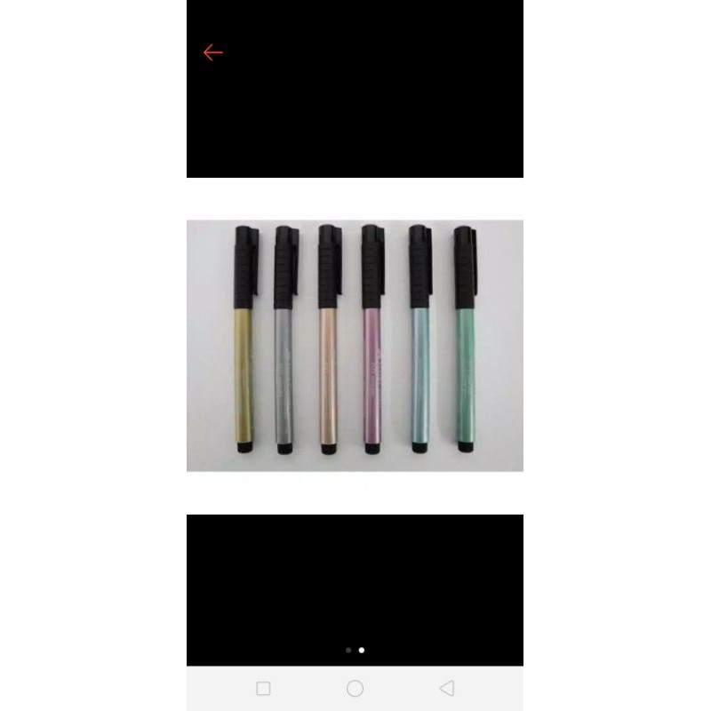 

faber Castell Pitt artist pen mettalic
