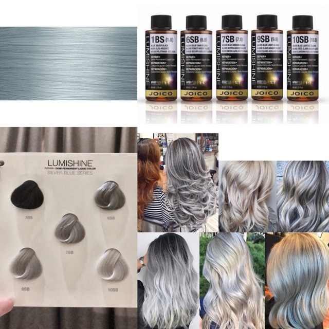 Lumishine Joico 9SB silver cat rambut silver memperbaiki kerusakan