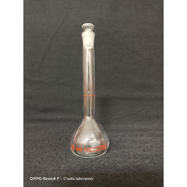 Jual Labu Ukur 25ml Pyrex Volumetric Flask 25ml Pyrex Shopee Indonesia 3568