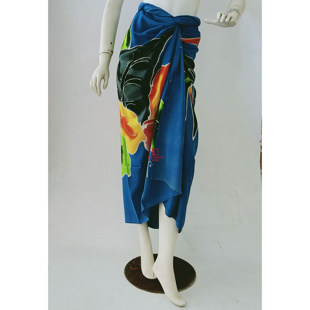 Kain Pantai Bali Lukis Tebal Tanpa Rumbai Premium