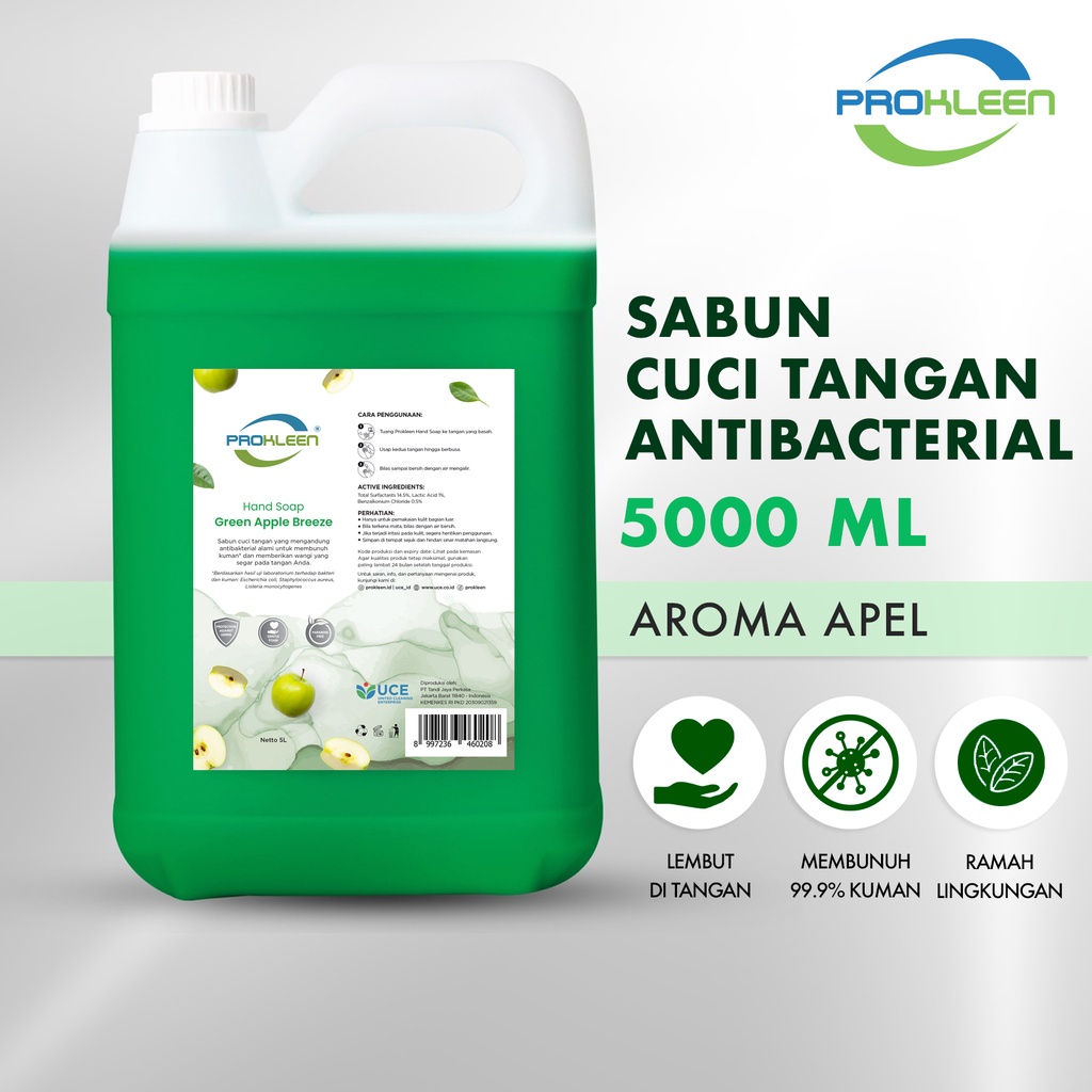 Jual Prokleen Sabun Cuci Tangan Antiseptik Antibacterial Hand Soap L