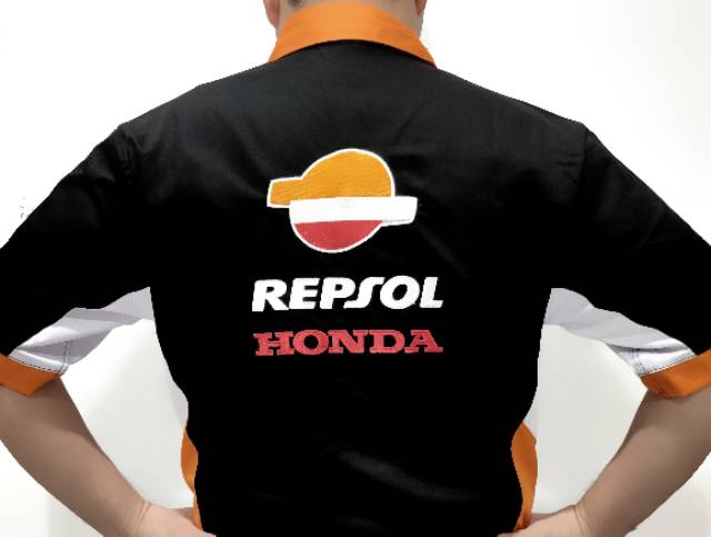 Baju Seragam Otomotif Honda, Baju Komunitas Moto GP, Kemeja Bordir F1