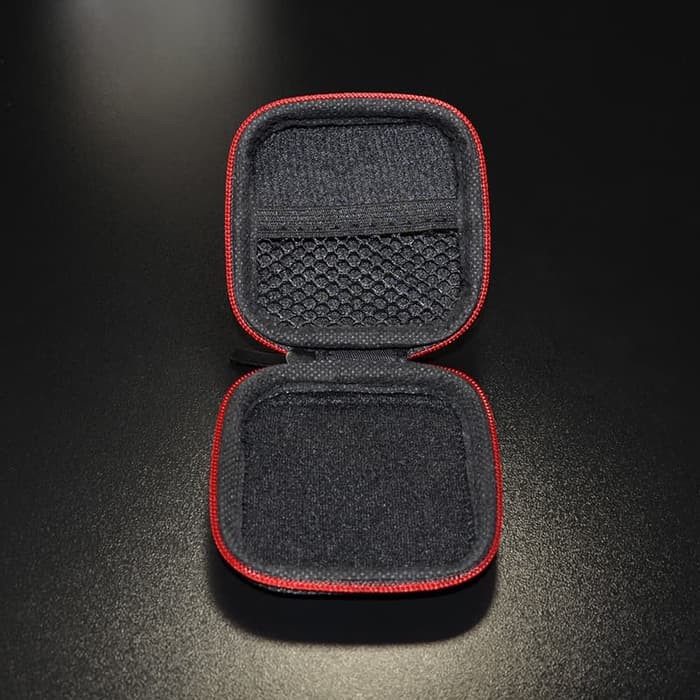 Case Earphone Zenith - Black/Red