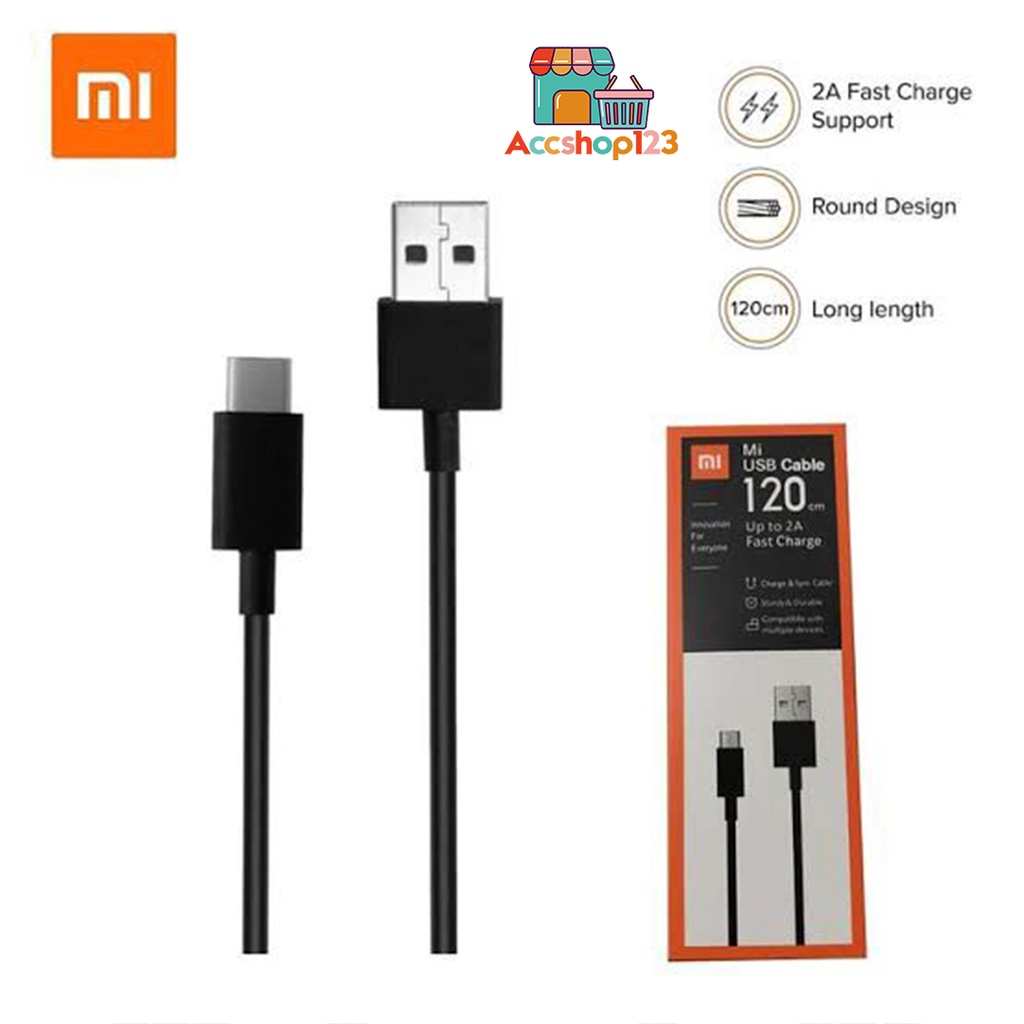 BM086 Cable Kabel data xiaomi tipe c Fast charging xiaomi Redmi 9 9a Mi6 Mi5 Redmi Note8 mi4c note 8