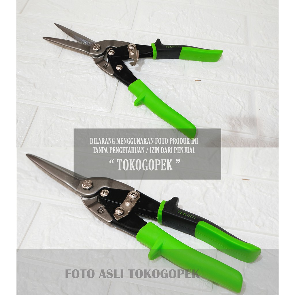 TEKIRO AVIATION SNIPS 12&quot; INCH - GUNTING BAJA RINGAN HOLO SENG