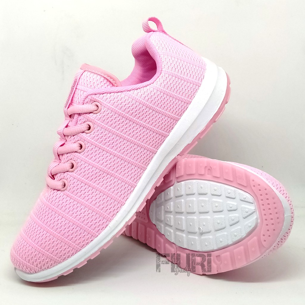 FIURI - ANDO ORIGINAL - REBECCA 37-40 PINK - SEPATU SNEAKERS SPORT KANVAS SOL KARET ANAK PEREMPUAN - SEPATU KETS FASHION TRENDY WANITA DEWASA - SEPATU OLAHRAGA LARI FITNES SENAM KERJA KULIAH BERTALI CEWEK MURAH PROMO DISKON BONUS KAOS KAKI