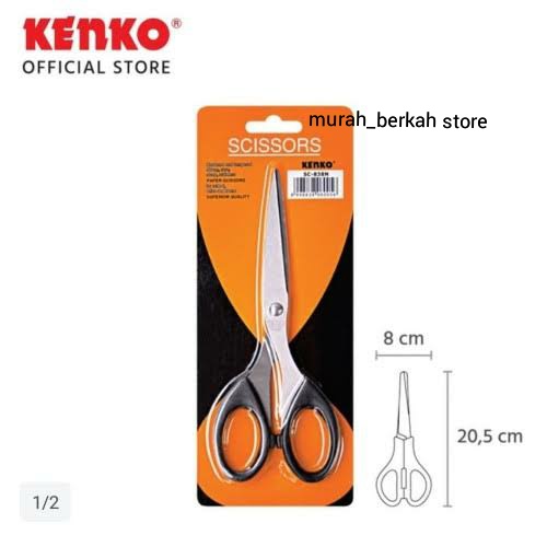 

Gunting KENKO stainless sc-838/ Gunting Stainless Steel 838(1 PCS)