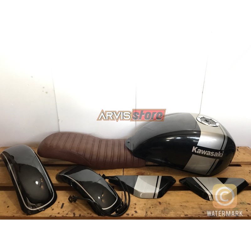 TANGKI CUSTOM KAWASAKI Z250/NINJA 250 KARBU / INJEKSI / TANGKI CUSTOM JAPSTYLE NINJA