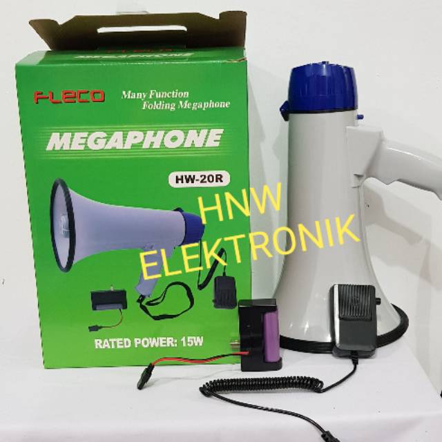 Jual Toa megaphone alat pengeras suara Besar Fleco HW 20R 20 R | Shopee ...