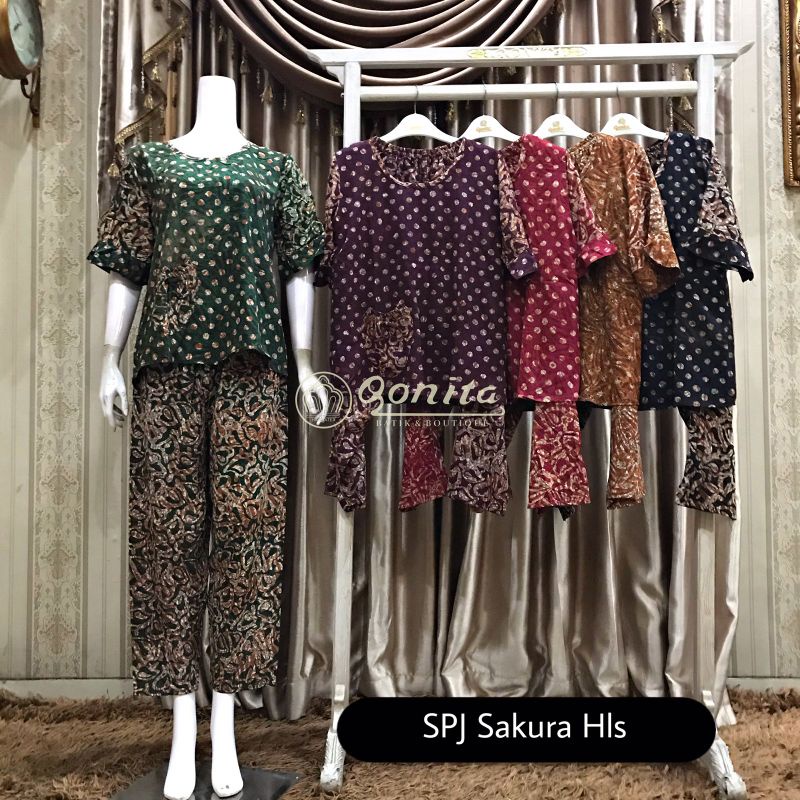 Qonita Setelan Panjang Sakura Hls|| By Qonita Batik & Boutique || Qonita Batik Pekalongan