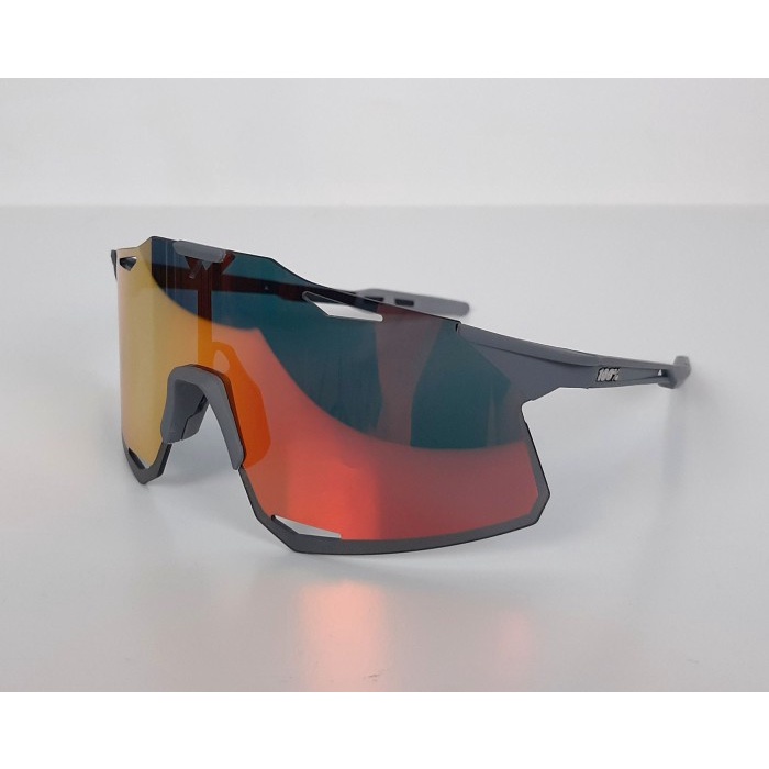 KACAMATA HYPERCRAFT 100 PERSEN - FRAME ABU LENSA EMAS