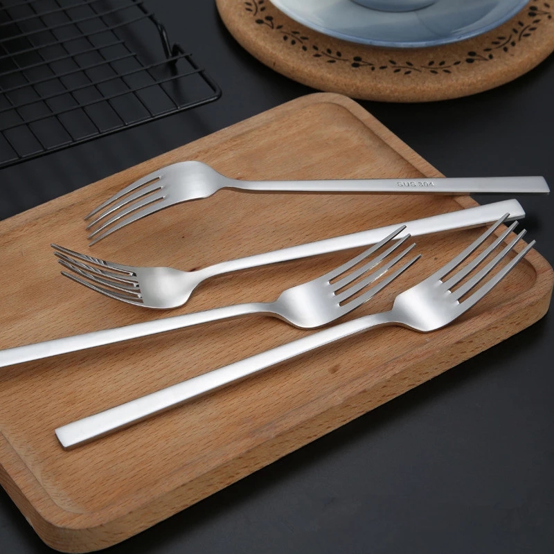 1pc Sendok Sup / Nasi / Salad Gagang Panjang Bahan Stainless Steel Gaya Korea