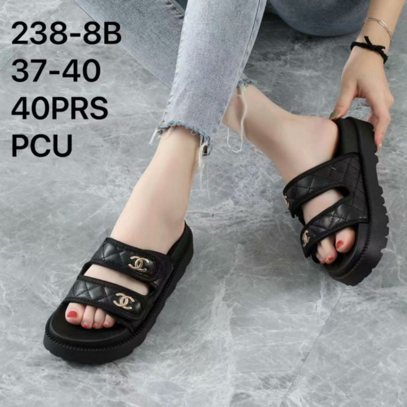 Original Balance 238 Sandal Wedges Slop Velcro CNL Import Wanita Karet Sendal Selop Cewek Perempuan Jelly Kretek Impor Terbaru Florida 840 238-1 238-8B