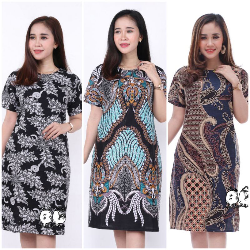 Dress Batik Natal Terbaru Simply Batik HRB026