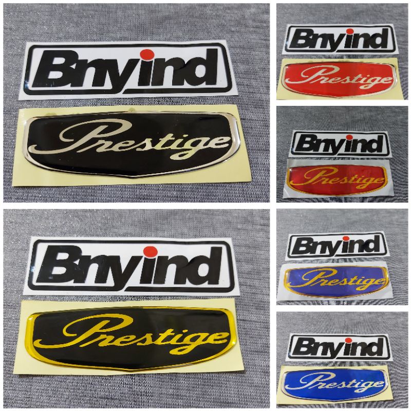 STICKER EMBLEM PRESTIGE TIMBUL RESIN