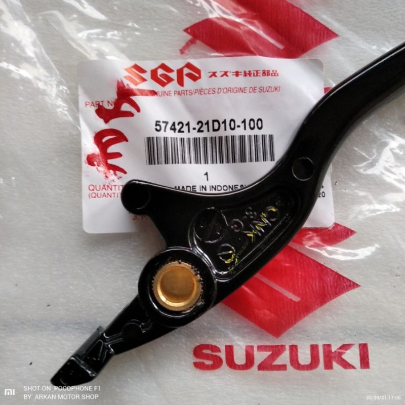 HANDLE REM DEPAN SATRIA 2TAK HIU LUMBA ORI SGP TUAS HENDEL LEVER FRONT BRAKE 2T 2 TAK