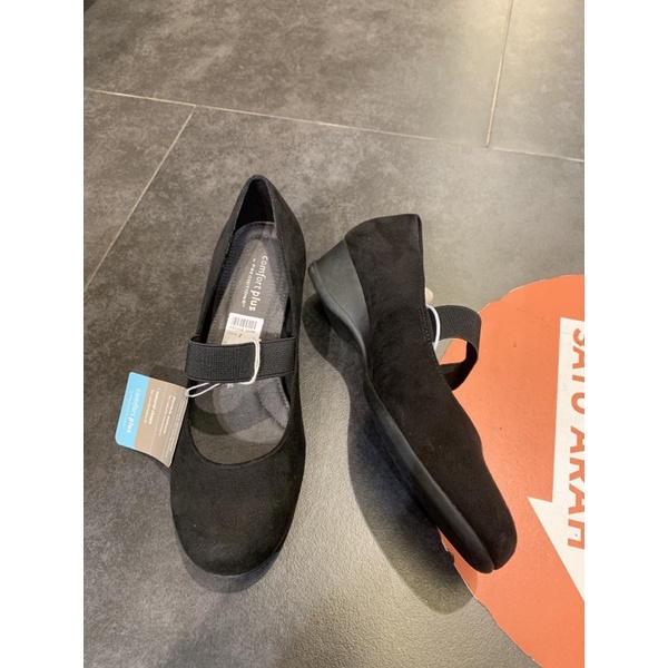 Comfort plus ww Gretchen Black Payless Wedges