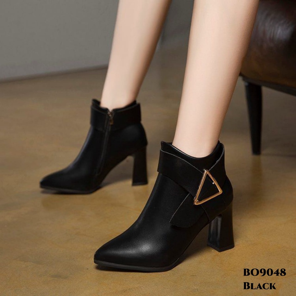 PRF Sepatu Boots Flat Fashion Korean BO9048