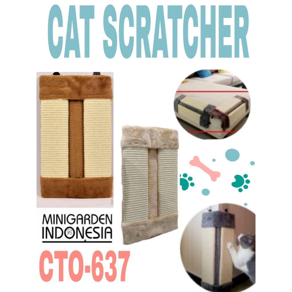 PAPAN GARUKAN KUCING CTO 637 pet scratcher mainan kucing pelindung perabotan rumah cat toy