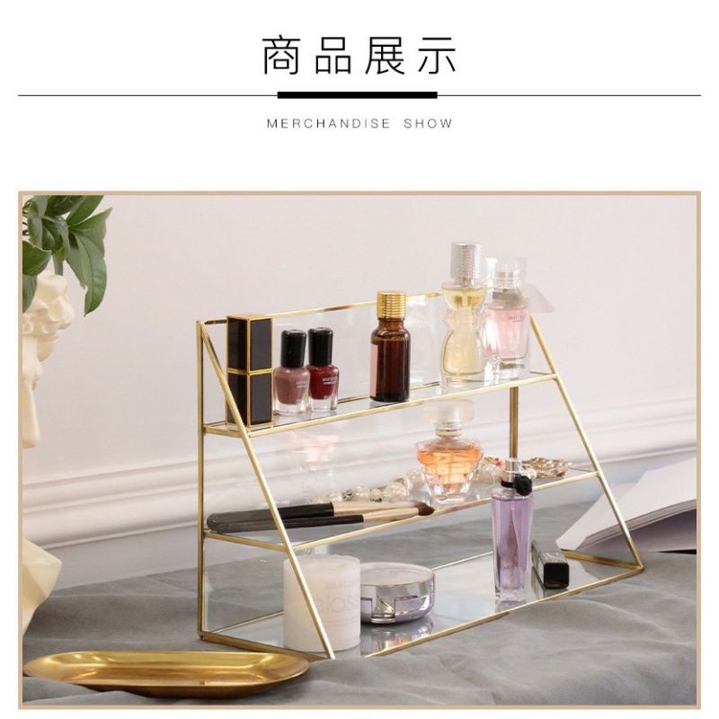 Rak gantung tempat aksesoris bahan kaca