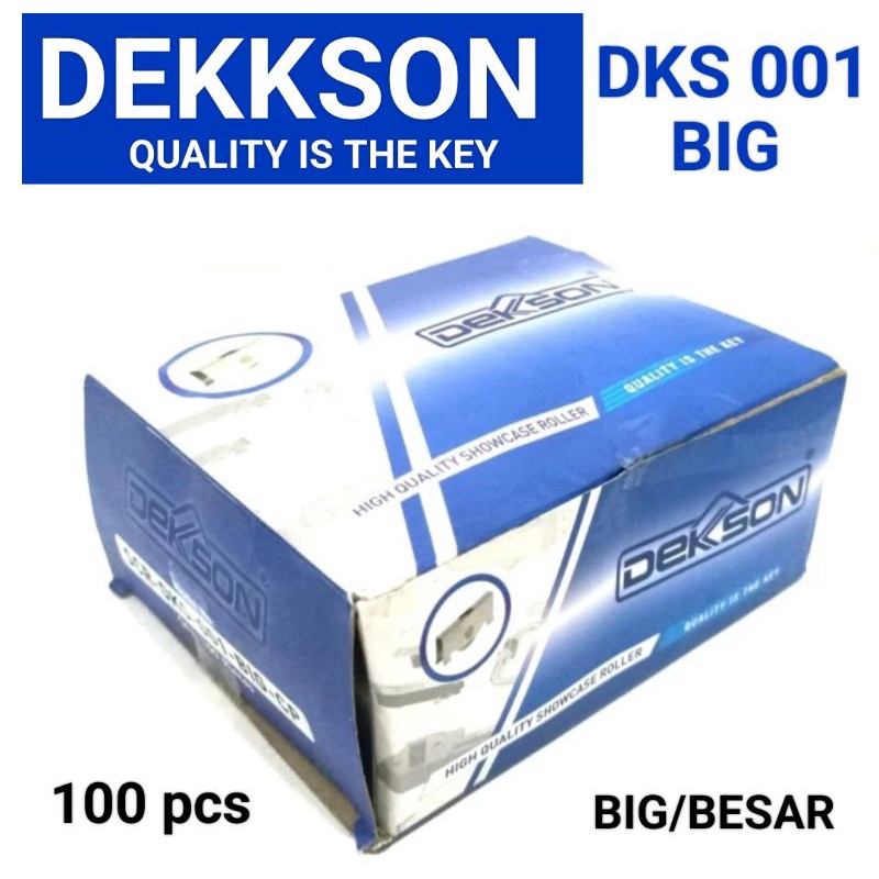 Roda Showcase Etalase Kaca/Rodamatex Showcase Dekkson DKS 001 Besar isi 100pcs