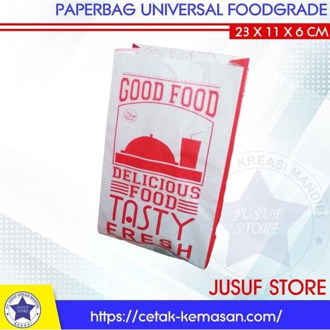 

(TERLARIS) Promo|Best Seller #Paperbag #Kantong #Bungkus Makanan #Kantong Kertas