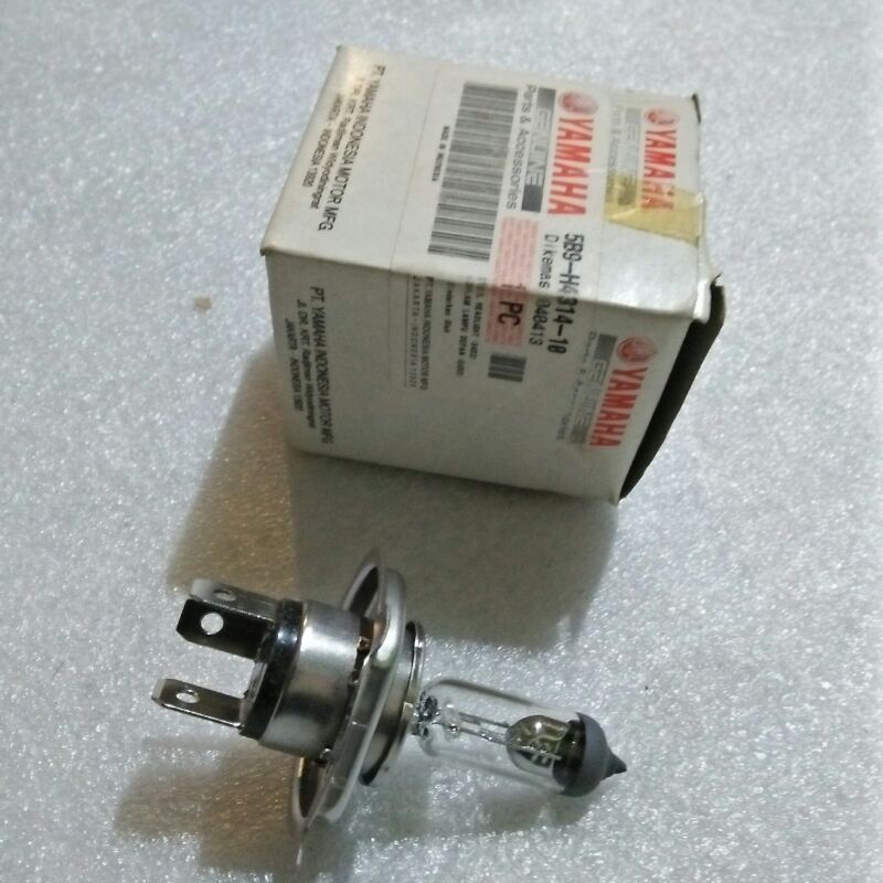 5B9 H4314 10 original YGP Yamaha genuine part NOS dop bohlam lampu pijar utama depan dop h4 Yamaha S