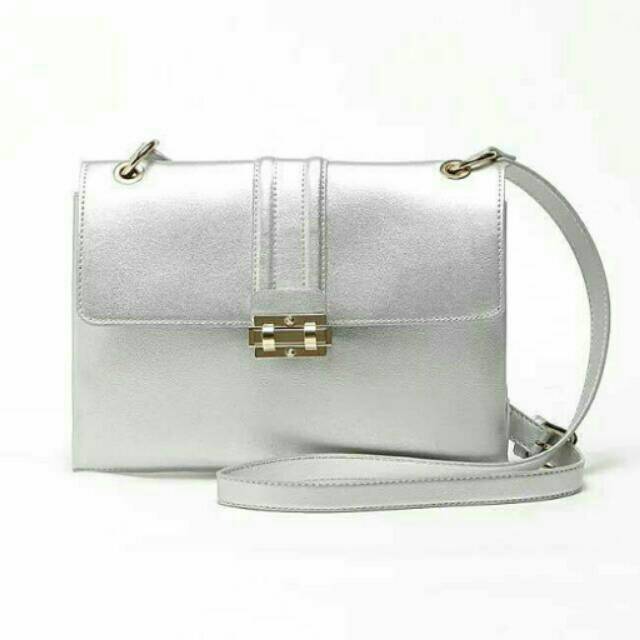 Parfois Silver Sling Bag