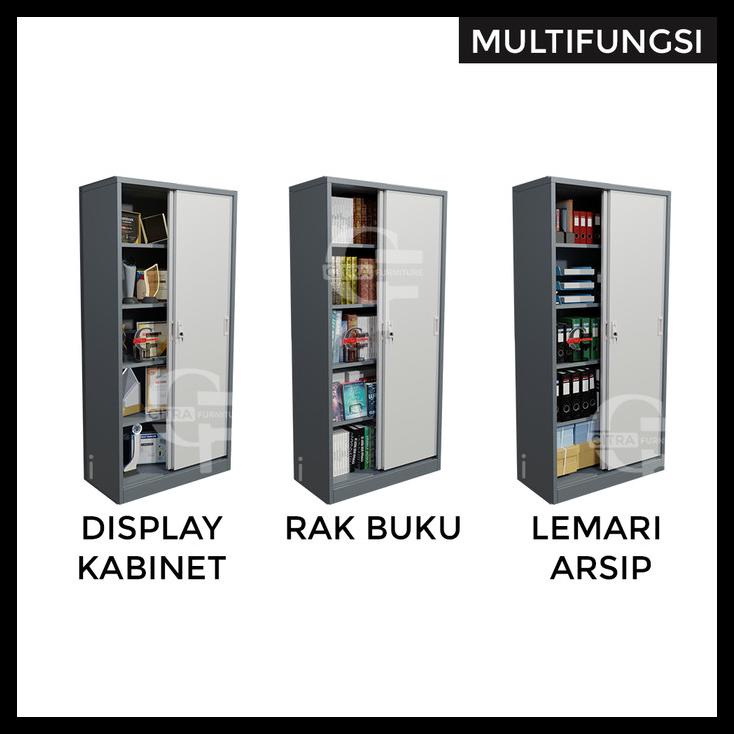 

BEST SELLER !!! LEMARI ARSIP BESI 2 PINTU SLIDING BESI|KANTOR FILE|SLEDING GESER TERLARIS