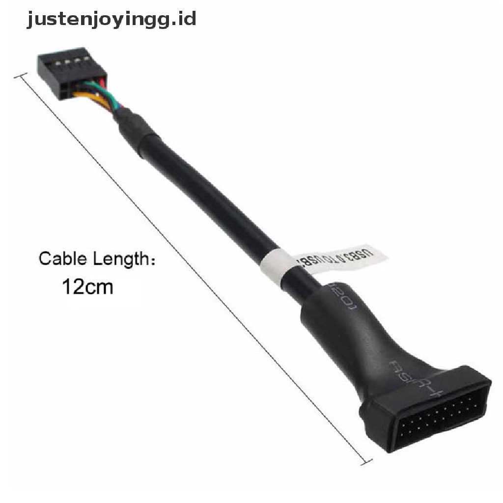 Kabel Adapter Header Motherboard USB 3.0 20-Pin Male Ke USB 2.0 9-Pin Male