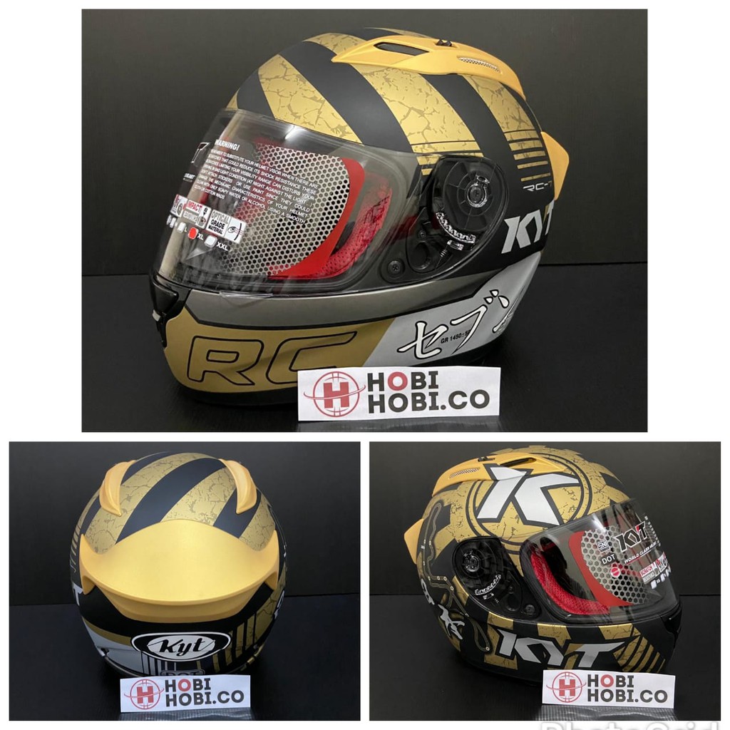 HELM KYT FULL FACE  RC7 MOTIF KYT RC SEVEN MOTIF RC 7 ORIGINAL-4