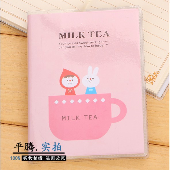 Buku Catatan Buku Kecil Memo Notes Mini Gambar Lucu Karakter MILK TEA Ready Stock IMPOR Berkualitas